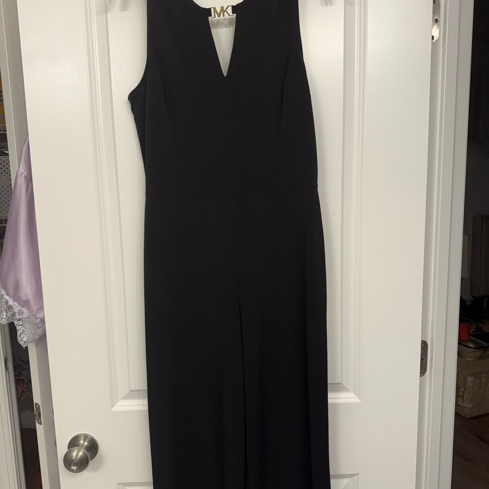 Black Sleeveless Jumpsuit
